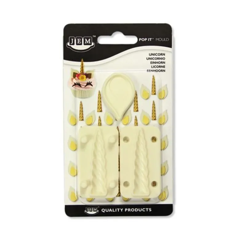 Découpoirs Relief Licorne Assortis (X3)