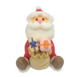 Decor Comestible Pere Noël Assis Cadeau (X24)