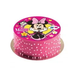 Disque Gateau En Azyme Minnie 20 Cm