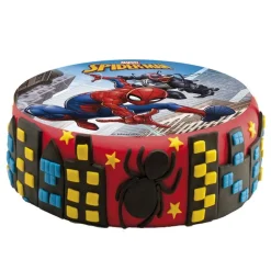 Disque Gateau En Azyme Spiderman 15,5 Cm