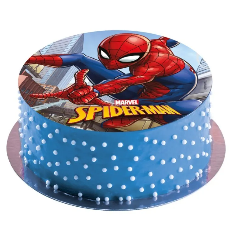 Disque Gateau Spiderman 20 Cm
