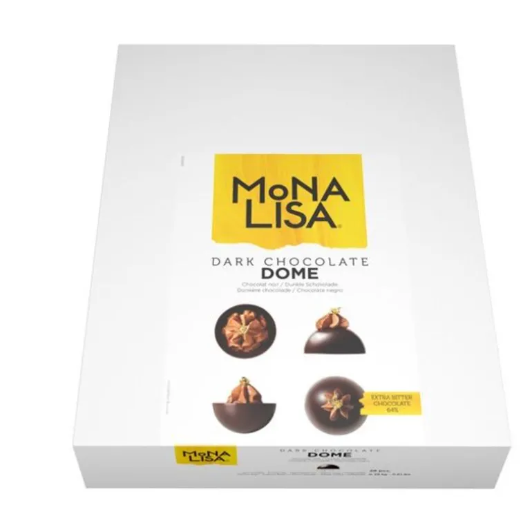 Domes De Chocolat Noir Mona Lisa (X28)