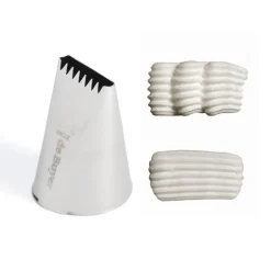 Douille A Bûche Plate Inox 3 Mm - 6 Dents