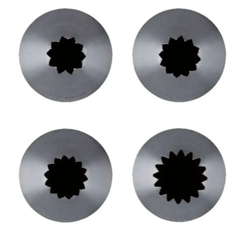 Douille Cannelee Petits Fours Inox