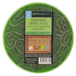 Emporte-Pièces Lettres Alphabet Inox