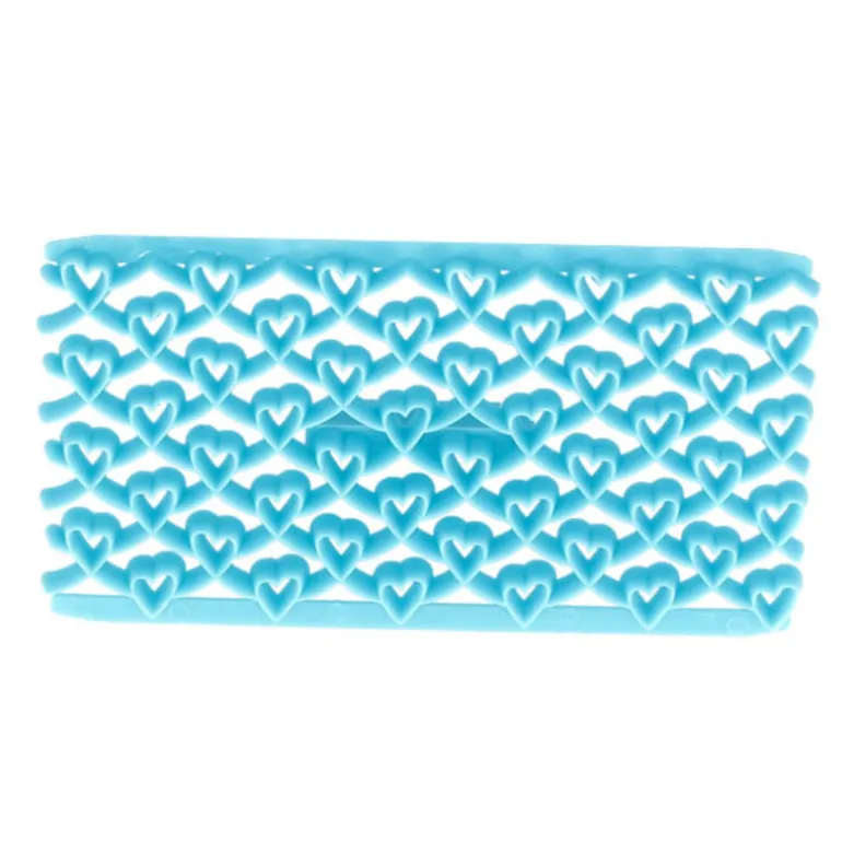 Empreinte Effet Matelasse Coeurs Patisdecor