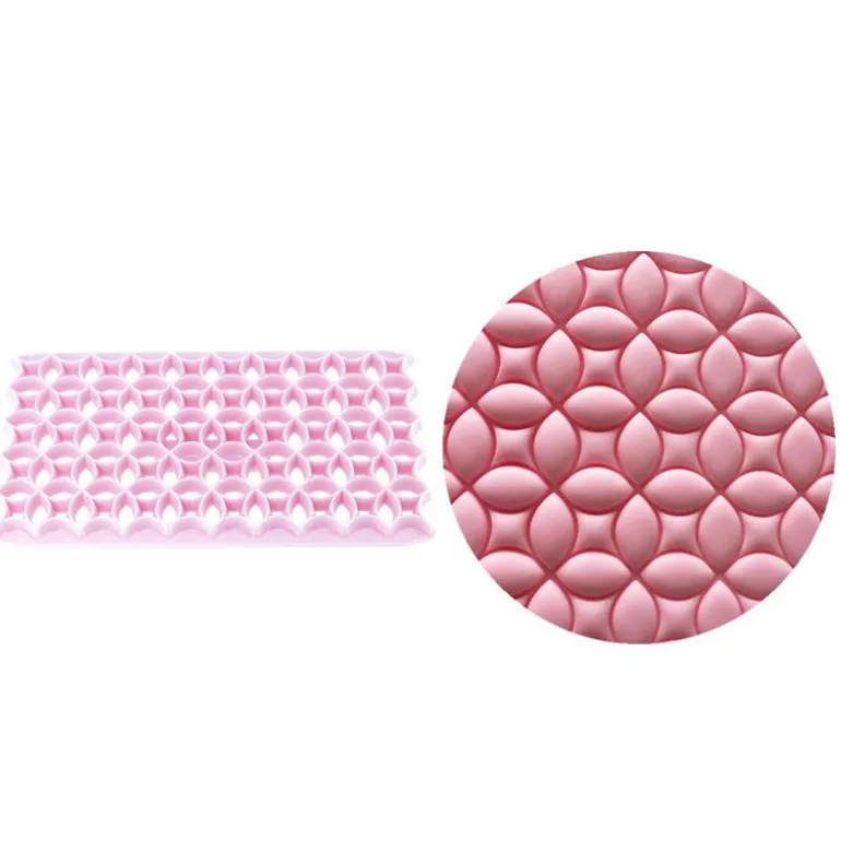 Empreinte Effet Matelasse Cercles Patisdecor