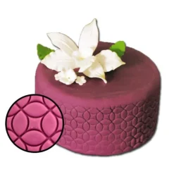 Empreinte Effet Matelasse Cercles Patisdecor