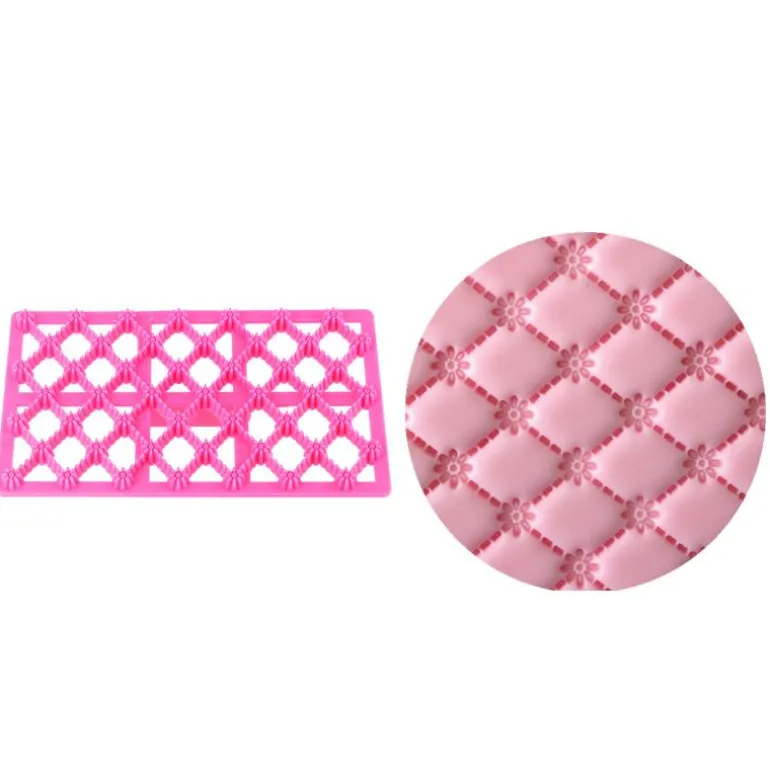 Empreinte Effet Matelasse Petites Fleurs Patisdecor