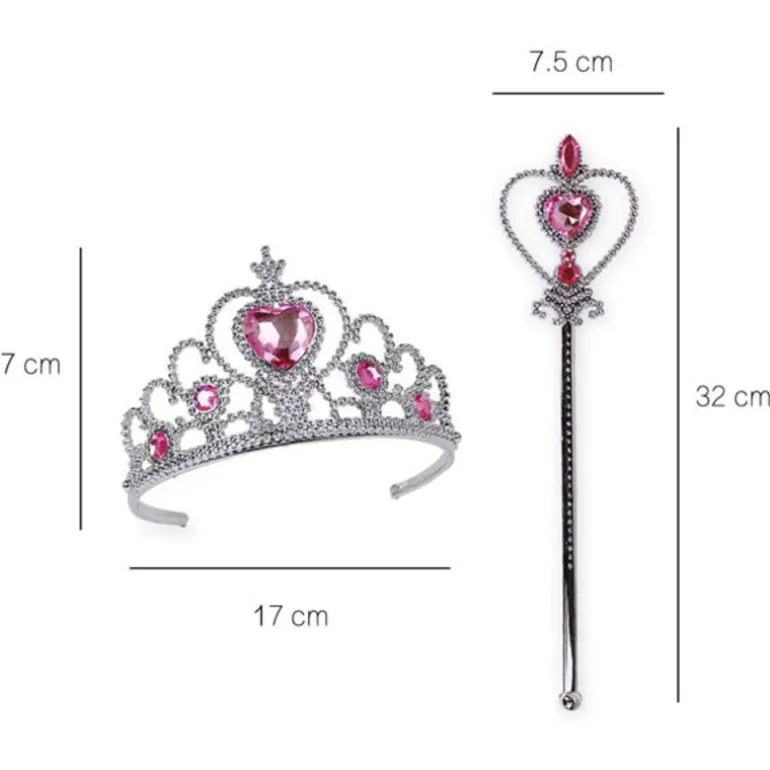 Ensemble Couronne Et Baguette De Princesse