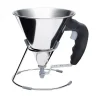 Entonnoir A Piston Avec Pied 0,8 L. Inox Kwik