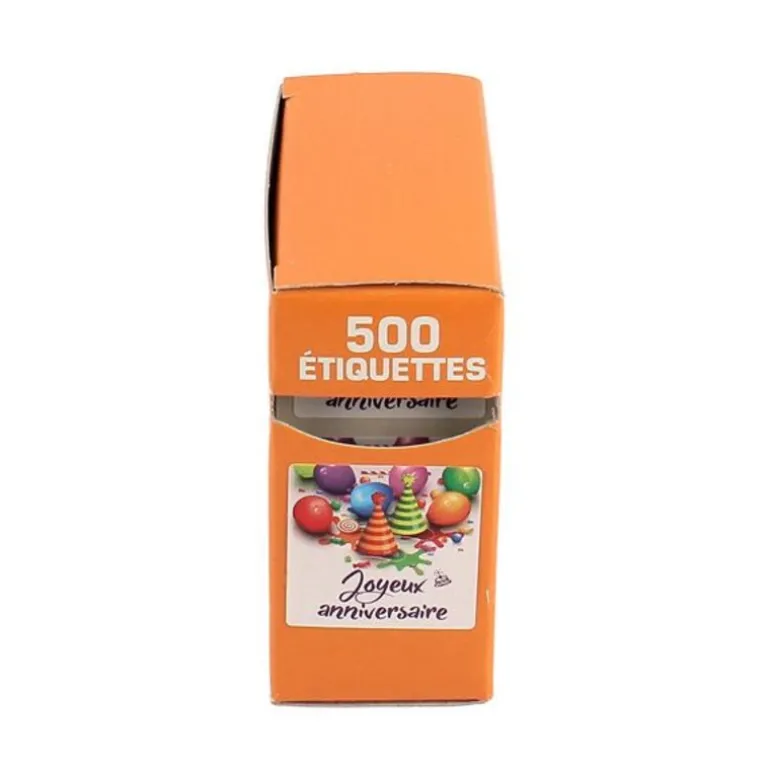 Etiquette Adhesive Joyeux Anniversaire (X500)