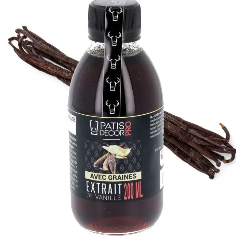 Extrait De Vanille Avec Graines Patisdecor Pro 200 Ml