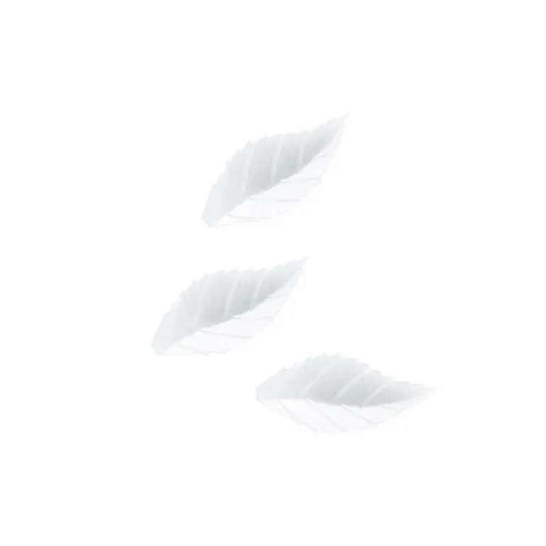 Feuille De Rose 38 Mm Blanche (X500)