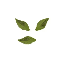Feuille De Rose 38 Mm Vert Fonce (X500)