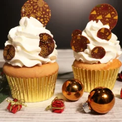 Feuilles Transfert Sapins Patisdecor (X5)