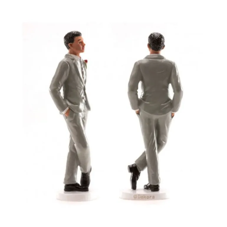 Figurine Marie Costume Gris 16 Cm