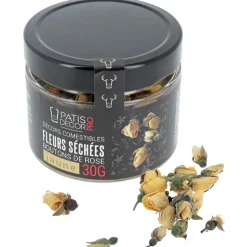 Fleurs Sechees De Roses Jaunes 30 G