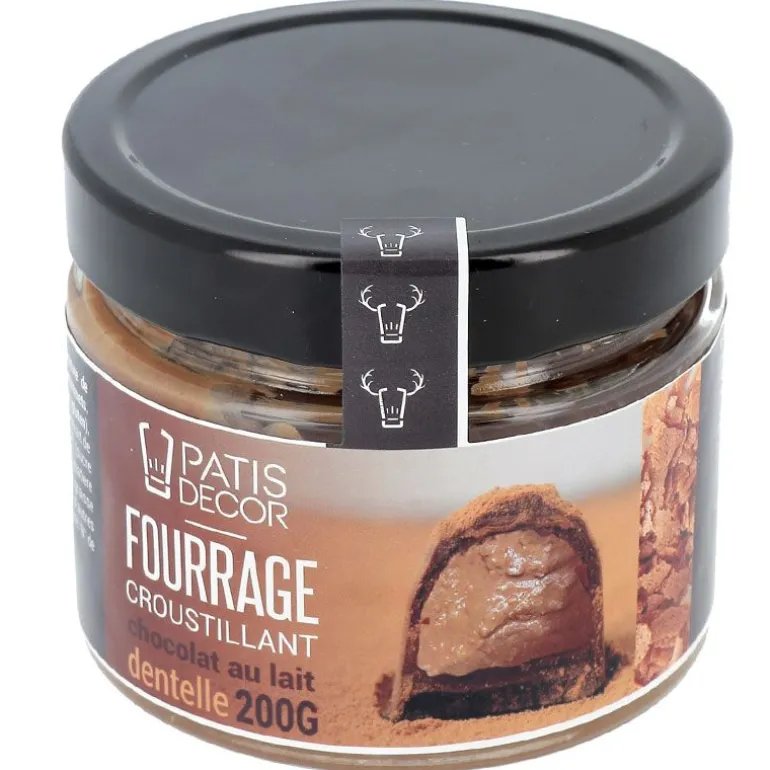 Fourrage Croustillant Au Chocolat Au Lait Et Brisures De Crepes Dentelles 200 G