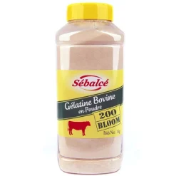 Gelatine Bovine En Poudre 200 Bloom 1 Kg