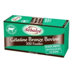 Gelatine Halal En Feuilles Qualite Bronze 1 Kg