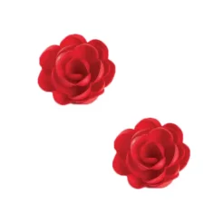 Grandes Roses Rouges En Azyme Patisdecor (X6)
