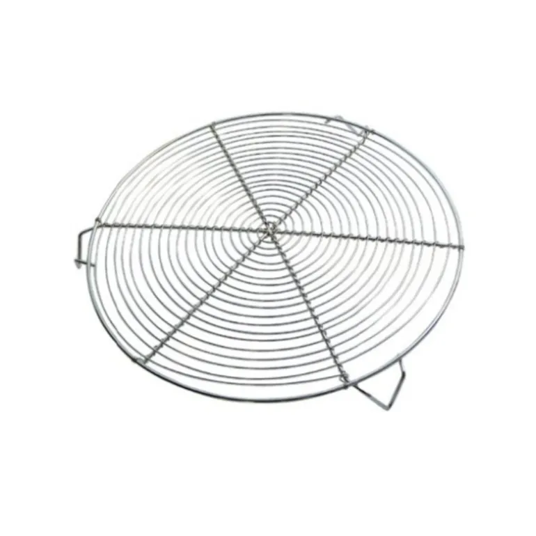 Grille A Patisserie Ronde Nickelee Avec Pieds 28 Cm