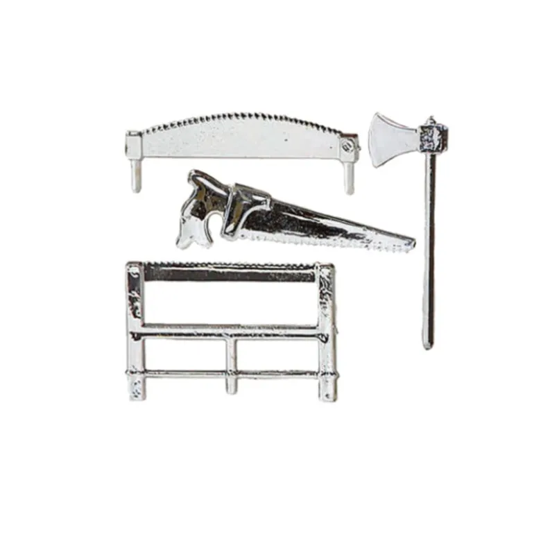 Haches Et Scies Argentees (X300)