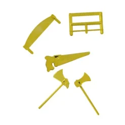 Haches Et Scies Dorees (X50 Lots)