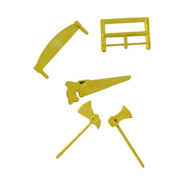 Haches Et Scies Dorees (X50 Lots)