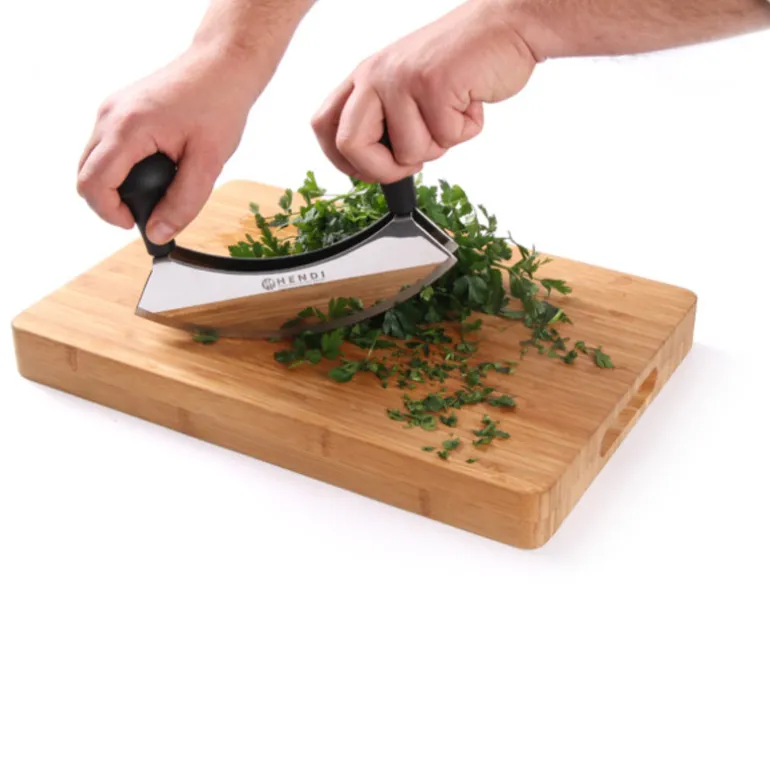 Hachoir Demi-Lune Double 23 Cm