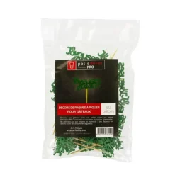 Inscription Joyeuses Pâques Sur Pique (X50)