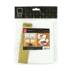 Kit Ballotin Blanc / Or Patisdecor (X 2)