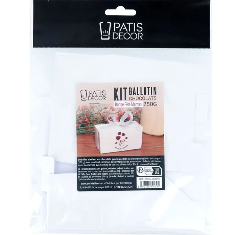Kit Ballotin Chocolats Blanc