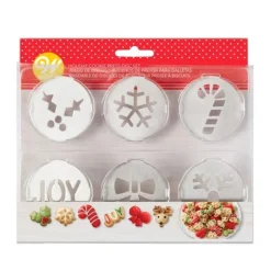 Kit De 6 Disques Pour Presse A Biscuit De Noël