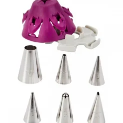 Kit De Six Douilles A Decor Pour Gâteaux Wilton