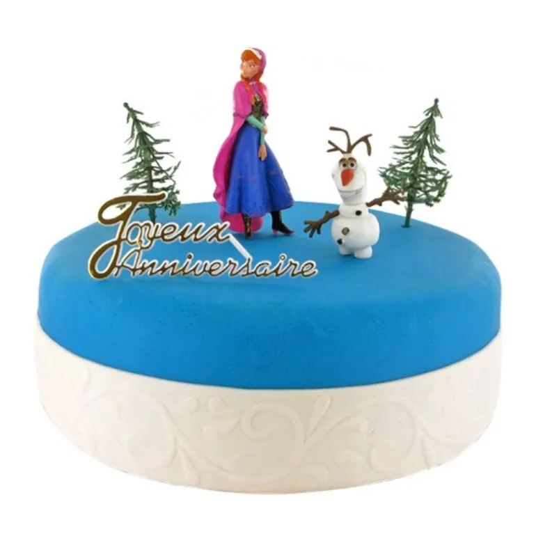 Kit Decor Gateau Anna Et Olaf