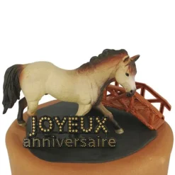 Kit Decor Gateau Cheval Au Trot