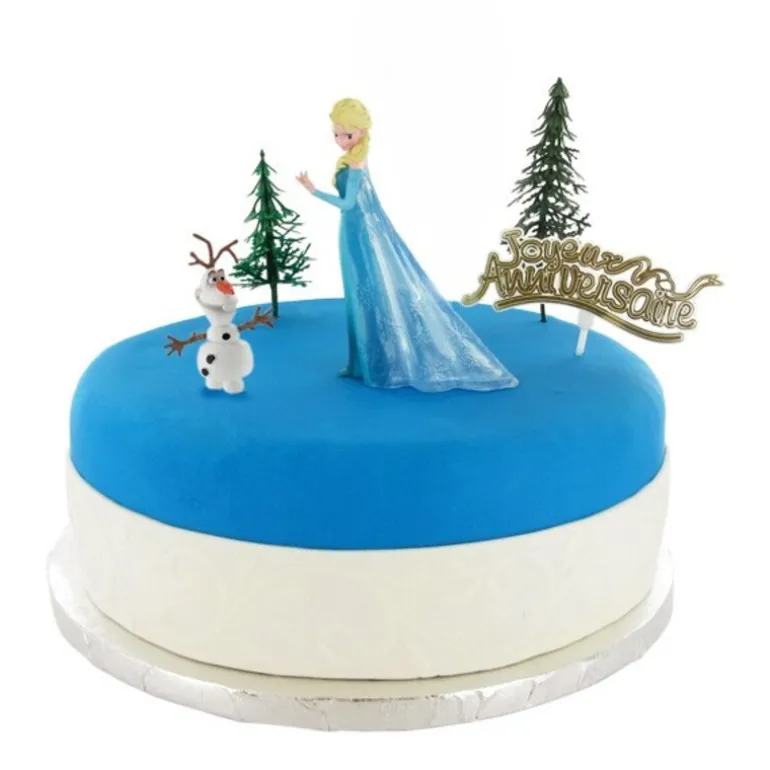 Kit Decor Gateau Elsa Et Olaf