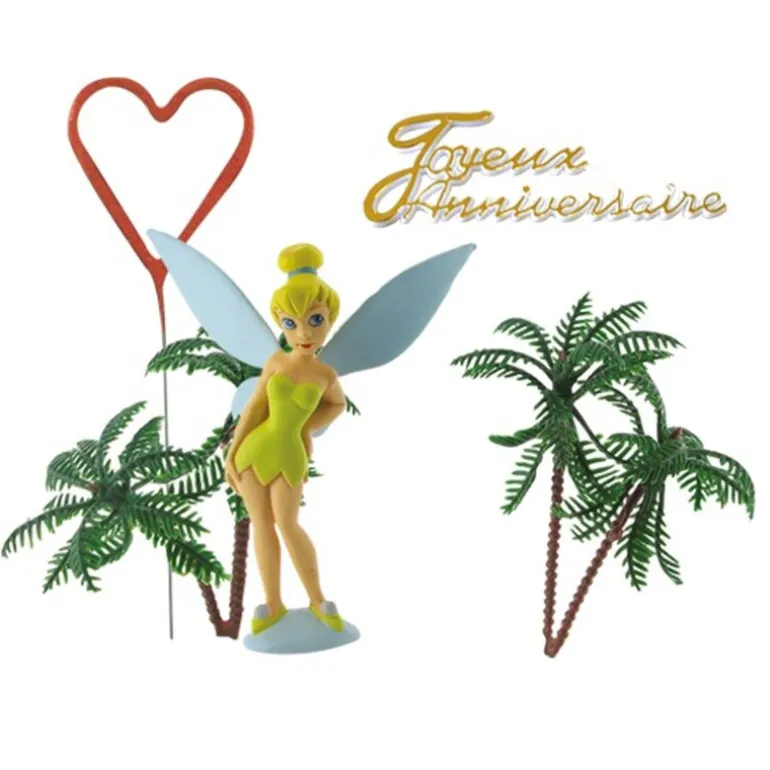 Kit Decor Gateau Fee Clochette