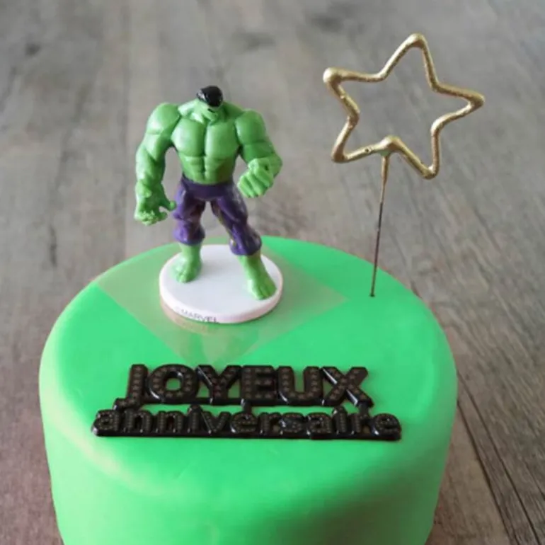 Kit Decor Gateau Hulk