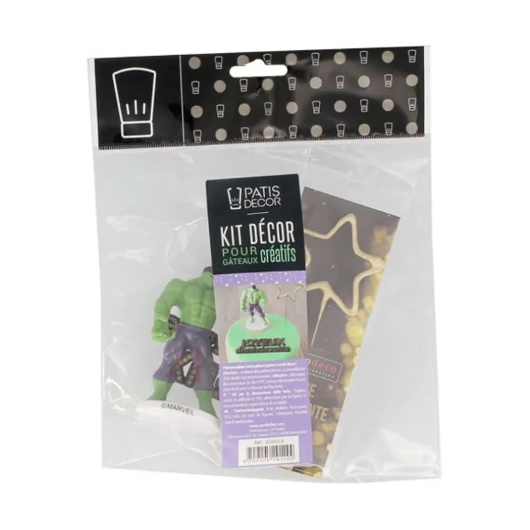 Kit Decor Gateau Hulk