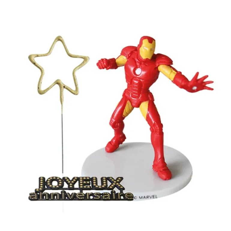 Kit Decor Gateau Iron Man