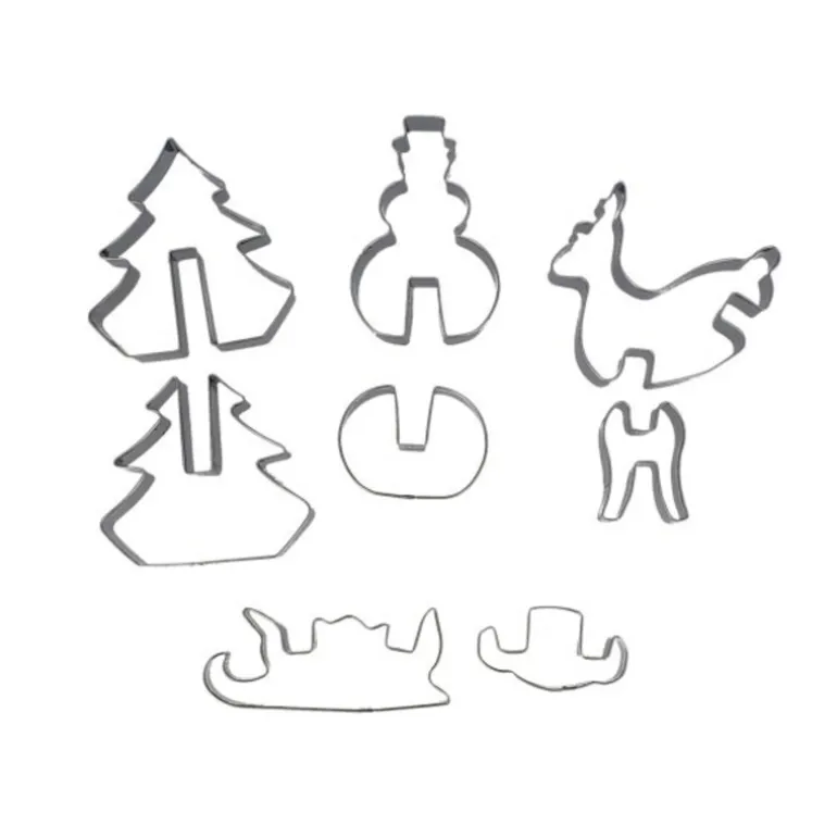 Kit Emporte-Pièces Biscuits De Noël 3D Patisdecor