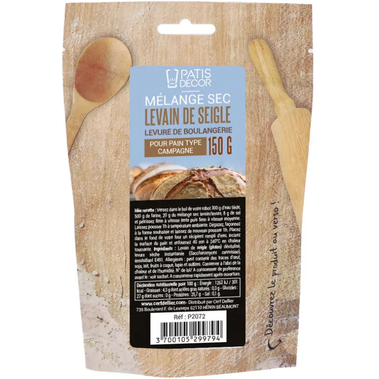 Levain De Seigle Patisdecor 150 G