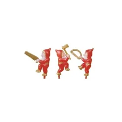 Lutins Rouges Sur Piques Assortis (X144)