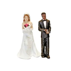 Mariee Blonde Tenant Son Bouquet