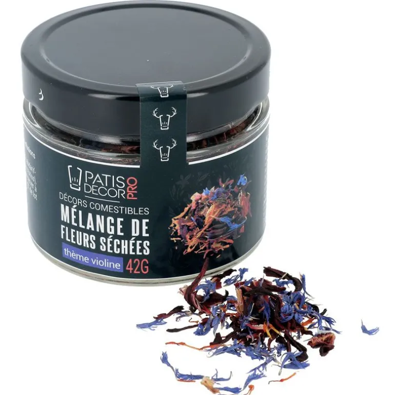 Melange De Fleurs Sechees Violines 42 G