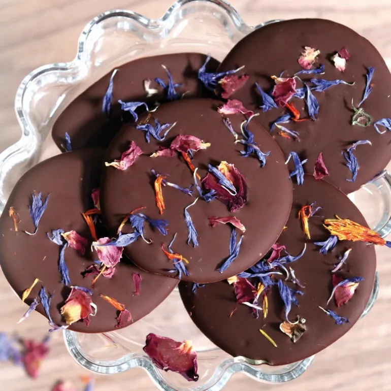 Melange De Fleurs Sechees Violines Patisdecor 14 G