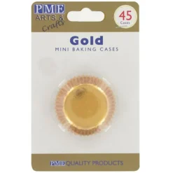 Mini-Caissettes Aluminium Dorees Pme (X45)